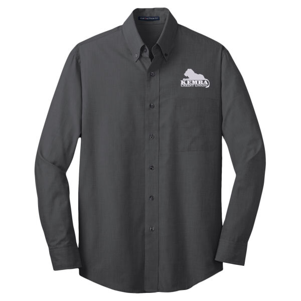 Kemba Credit Union Embroidered - Crosshatch Easy Care Shirt Thumbnail